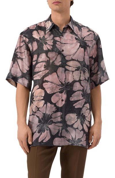 Шелковая рубашка DRIES VAN NOTEN, арт. 251-020700-1202, фото 3