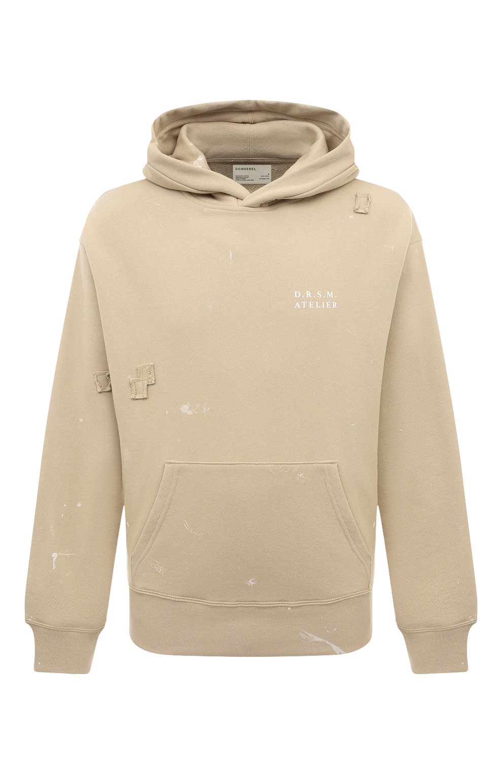 Хлопковое худи DOMREBEL, арт. M ATELIER H00DIE/PULL0VER H00DIE, фото 1