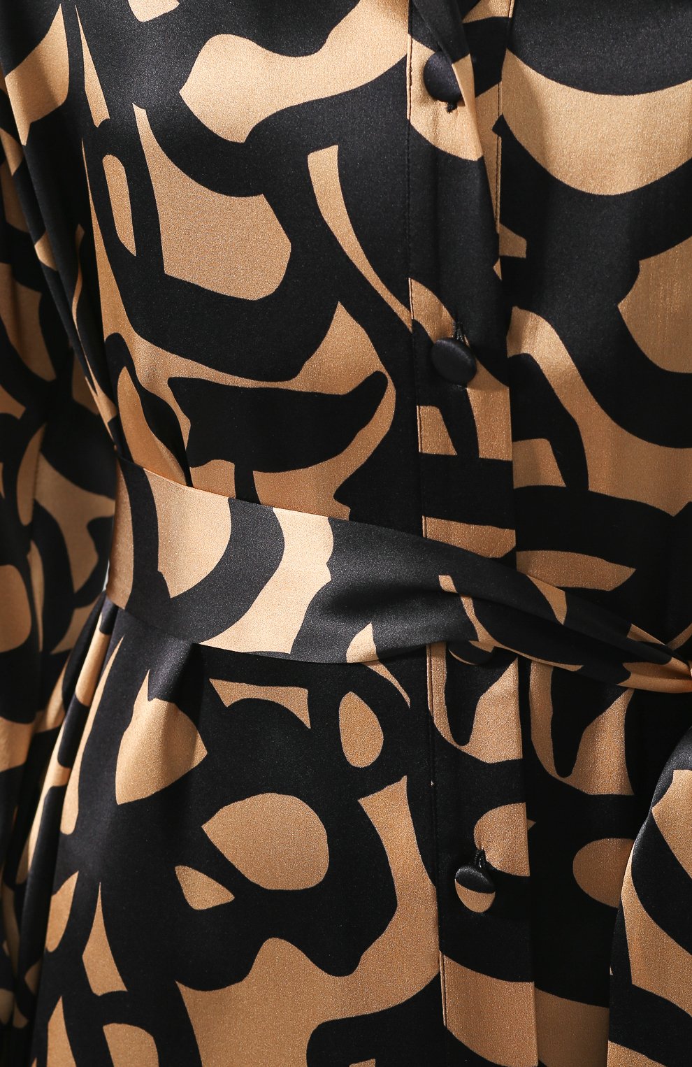 Шелковая блузка с поясом KITON, арт. D49348K09S74, фото 5