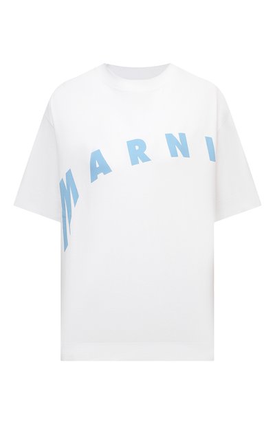 Женская хлопковая футболка MARNI, арт. THJET49EPF/USCR13