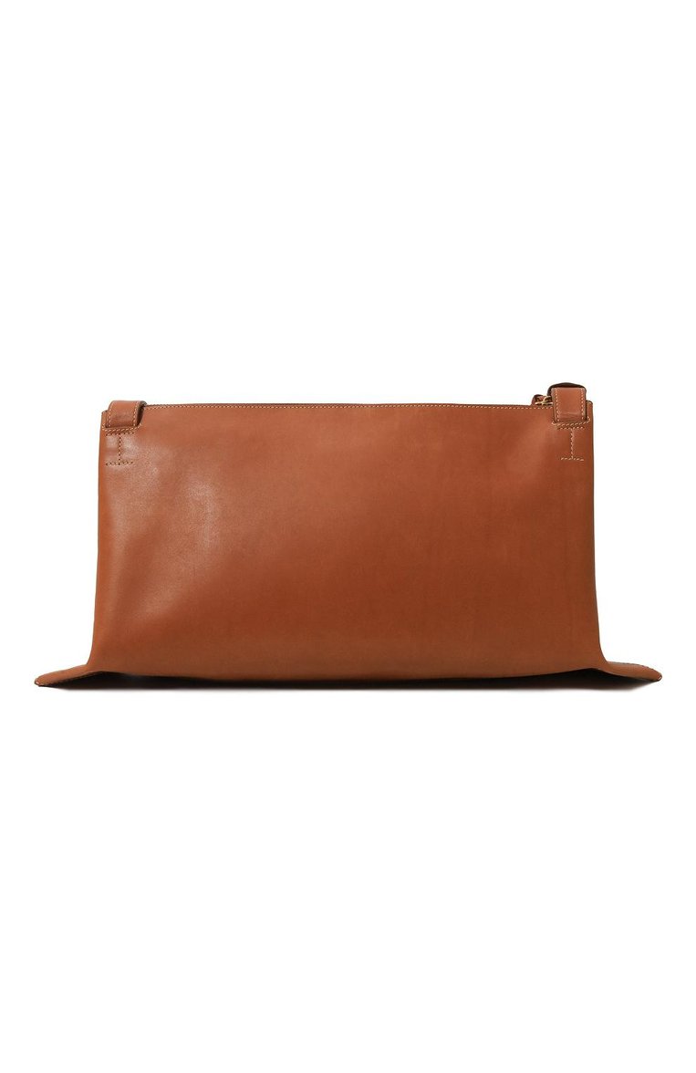 Женская сумка empire JIL SANDER коричневого цвета, арт. 4J07WD0050P5372 | Фото 6 (Размер: large; Материал: Натуральная кожа)