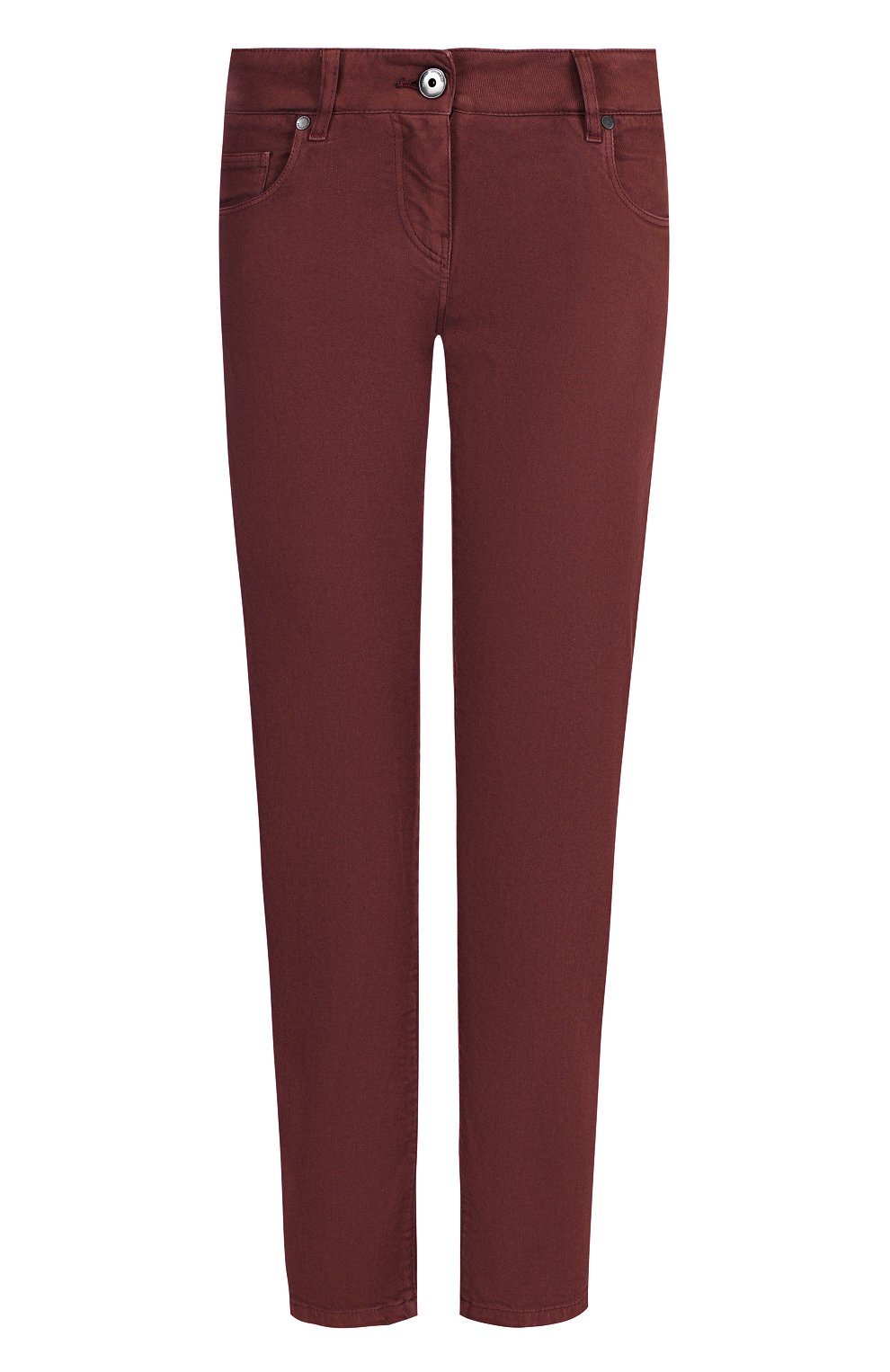 Однотонные джинсы прямого кроя BRUNELLO CUCINELLI, арт. M0H43P5153, фото 1