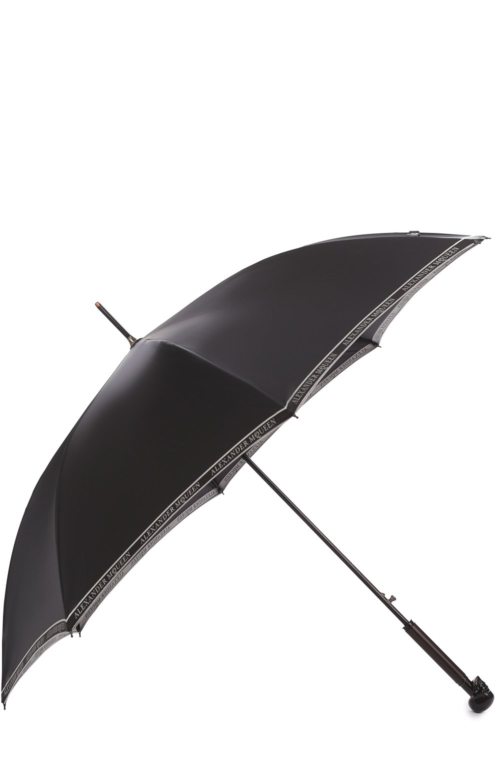 Зонт-трость с фигурной ручкой ALEXANDER MCQUEEN, арт. 500677/4A40Q, фото 2