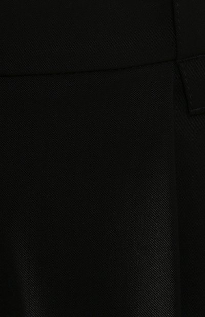 Шерстяные брюки BRUNELLO CUCINELLI черного цвета по цене 112500 руб., арт. MB526P7128, фото 5 Шерстяные брюки BRUNELLO CUCINELLI, арт. MB526P7128, фото 5