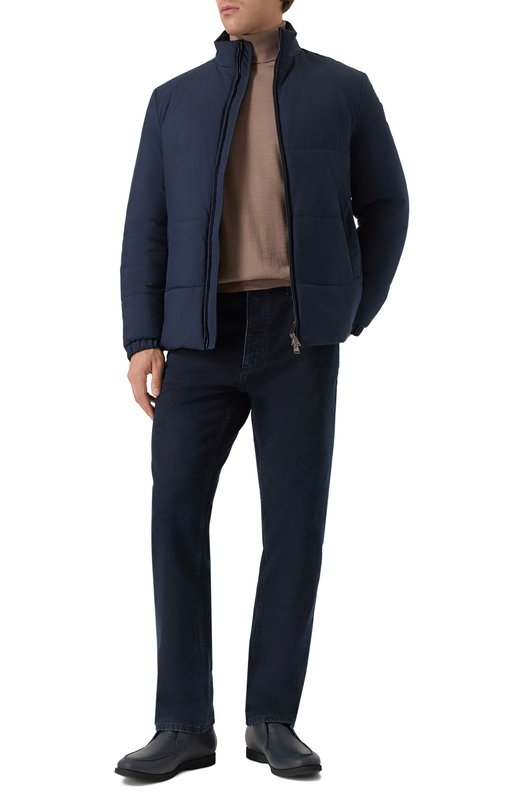 Кожаные ботинки Kiton USSA105N0012602 Синий  USSA105N0012602 Фото 2