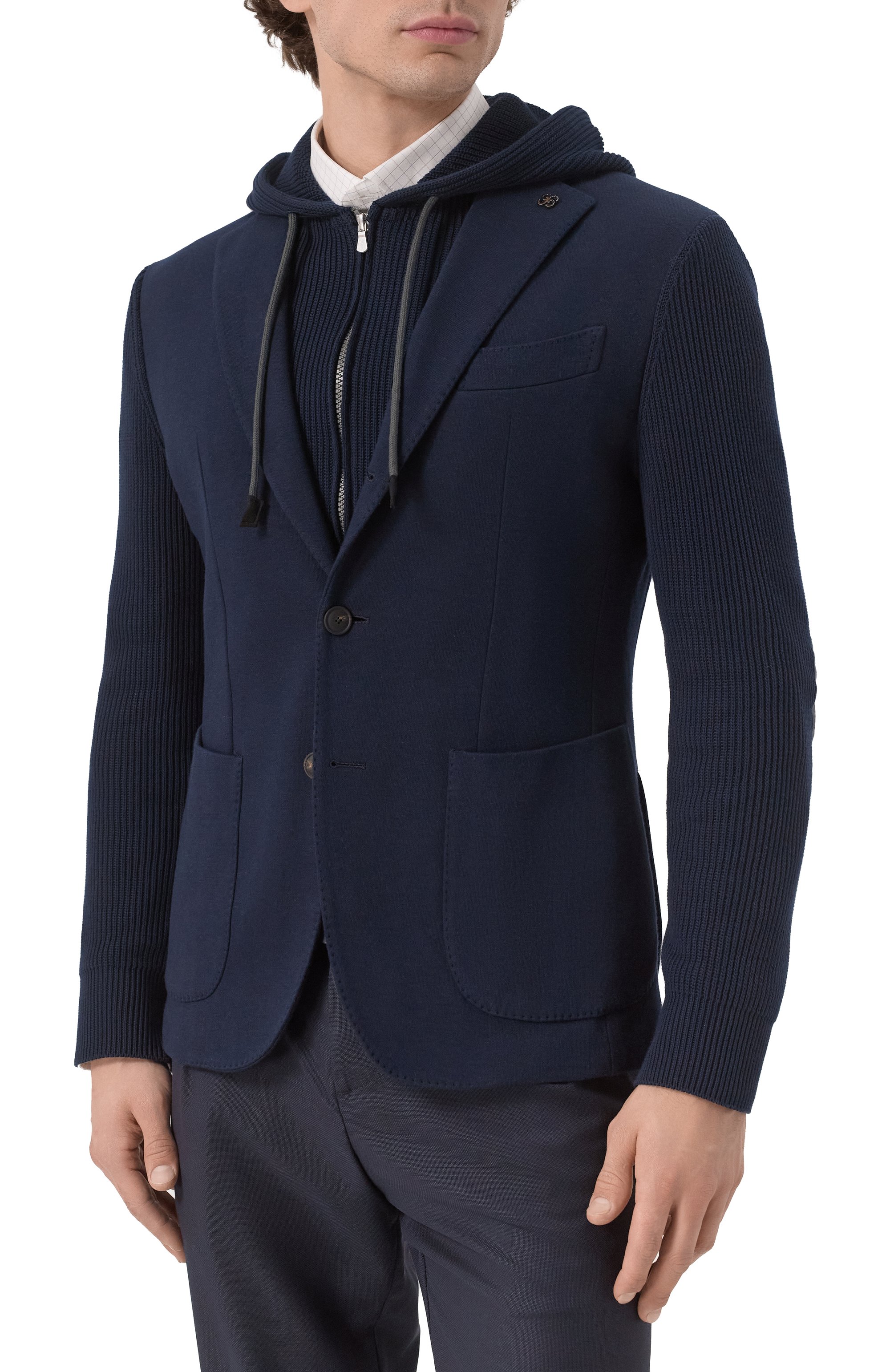 Хлопковый пиджак GRAN SASSO, арт. 23133/76012, фото 5