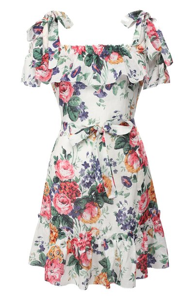 Женское льняное платье ZIMMERMANN, арт. 6657DALL