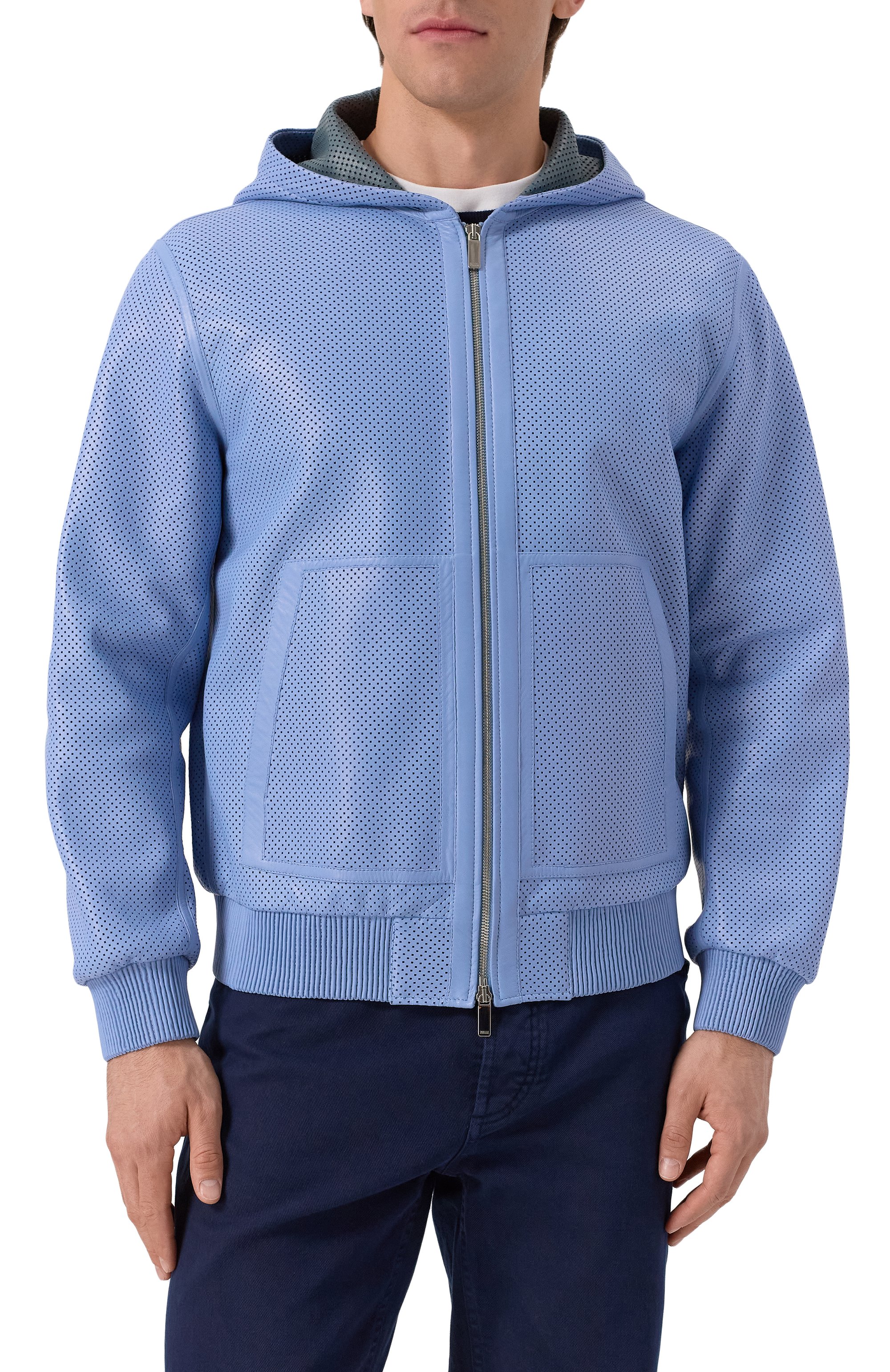 Кожаный бомбер ZILLI, арт. ARIN00M1005VSQP00, фото 3