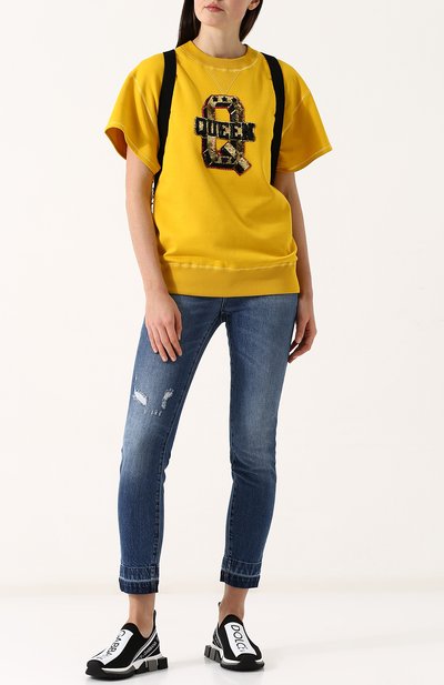 Текстильные кроссовки sorrento DOLCE & GABBANA, арт. CK1595/AH677, фото 2