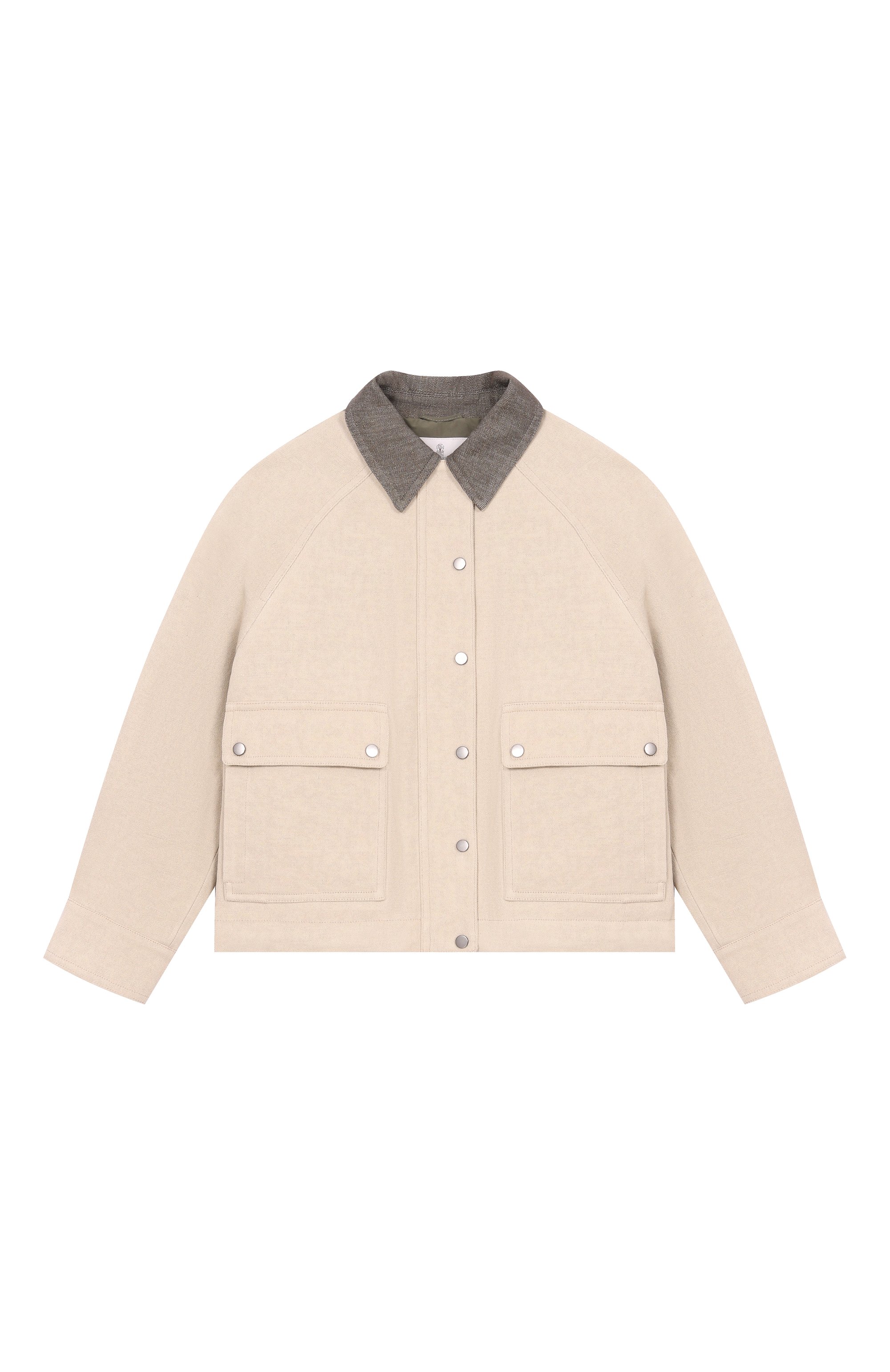 Куртка из хлопка и льна BRUNELLO CUCINELLI бежевого цвета по цене 169000 руб., арт. BL5950607B, фото 1 Куртка из хлопка и льна BRUNELLO CUCINELLI, арт. BL5950607B, фото 1