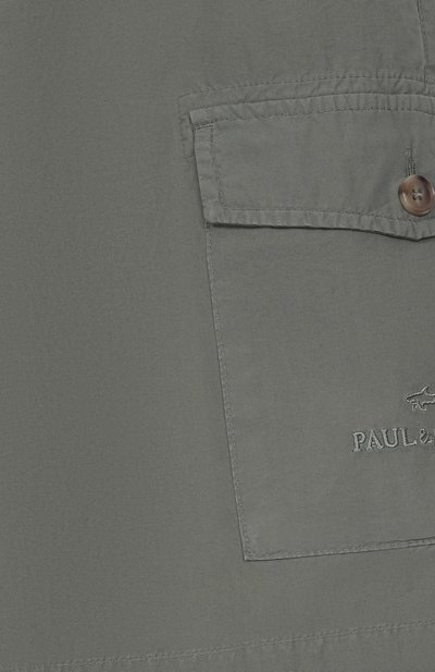 Хлопковые шорты-карго PAUL & SHARK JUNIOR, арт. WUQ002/LLC05/6A-8A, фото 3