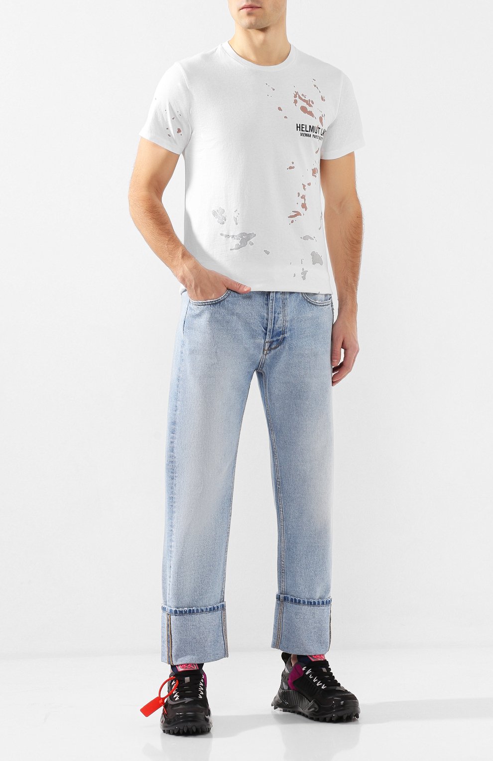 Хлопковая футболка HELMUT LANG, арт. J09DM526, фото 2