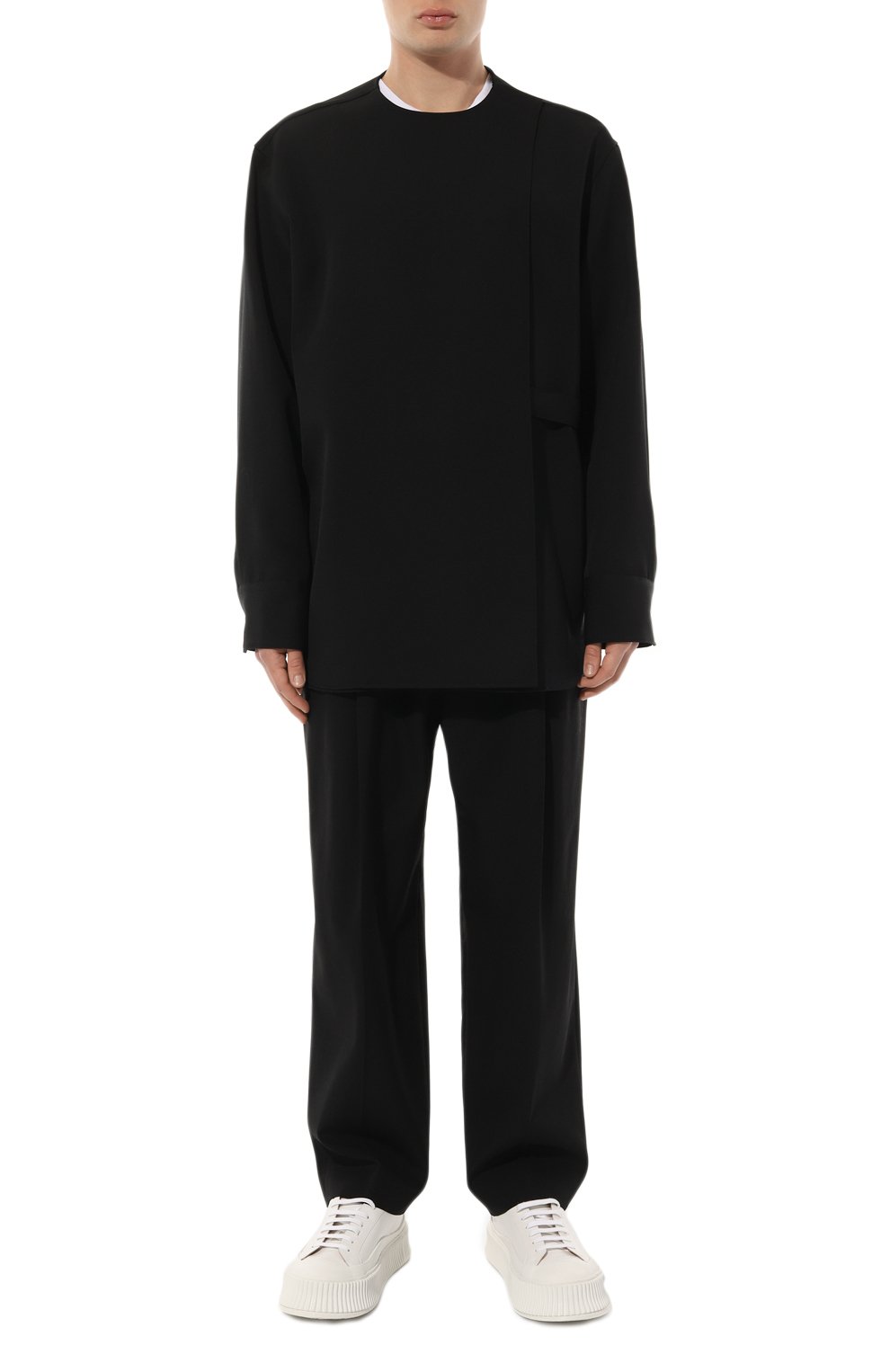 Шерстяные брюки DRIES VAN NOTEN, арт. 232-020926-7062, фото 2