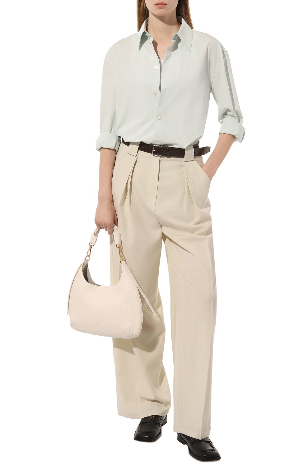 Сумка chariot small COCCINELLE кремового цвета по цене 29950 руб., арт. E1 NC5 13 02 01, фото 7 Сумка chariot small COCCINELLE, арт. E1 NC5 13 02 01, фото 7