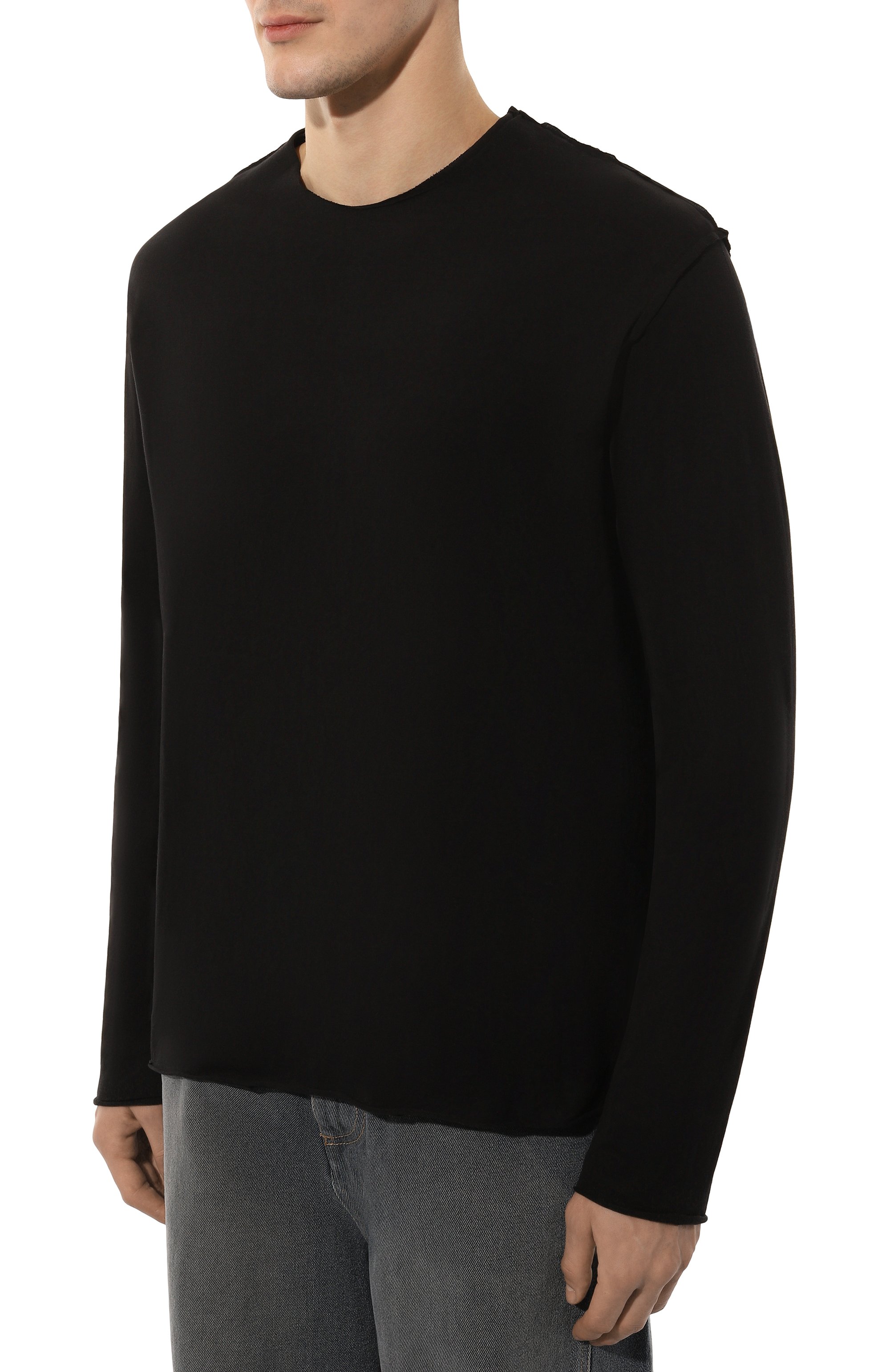 Хлопковый лонгслив ATTACHMENT, арт. AJ42-063, фото 3