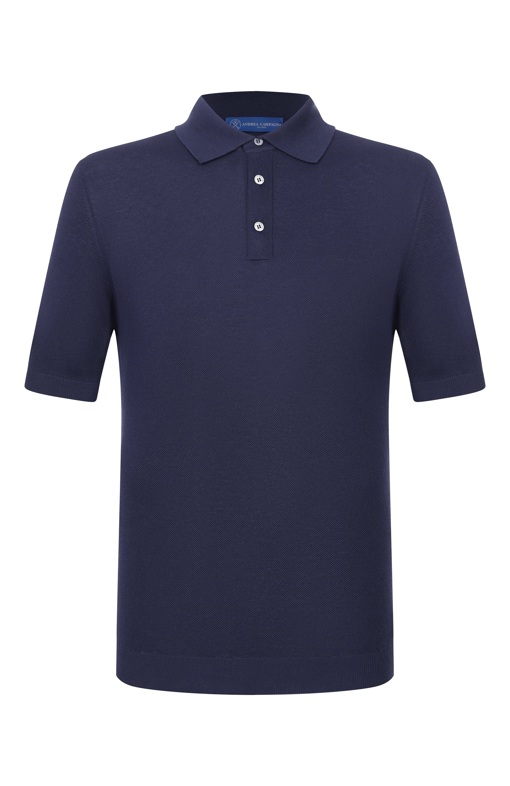 Шелковое поло ANDREA CAMPAGNA, арт. PL1MC/SE18Q, фото 1