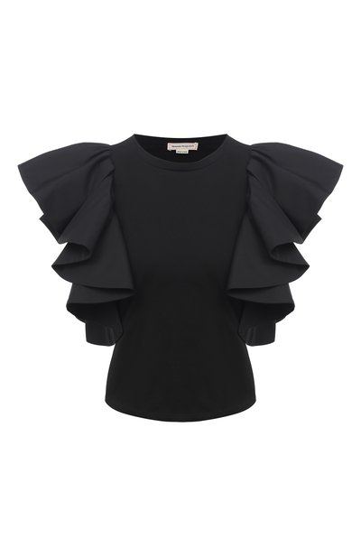 Хлопковый топ ALEXANDER MCQUEEN, арт. 646792/QLAAA, фото 1