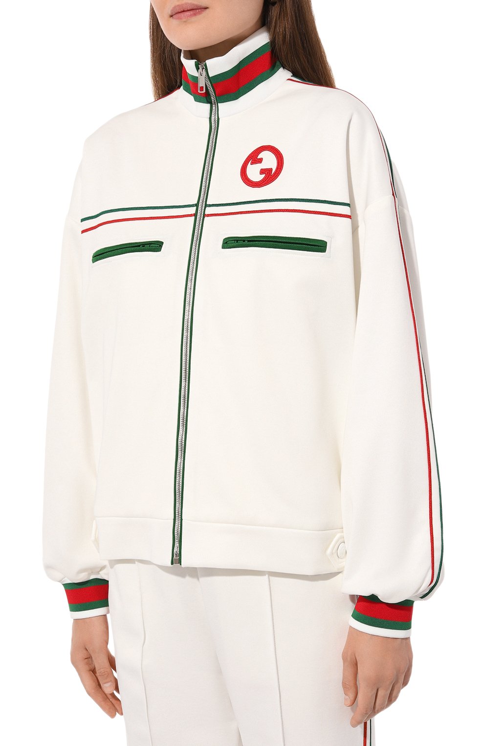 Толстовка GUCCI молочного цвета по цене 269500 руб., арт. 747058/XJFVJ, фото 3 Толстовка GUCCI, арт. 747058/XJFVJ, фото 3