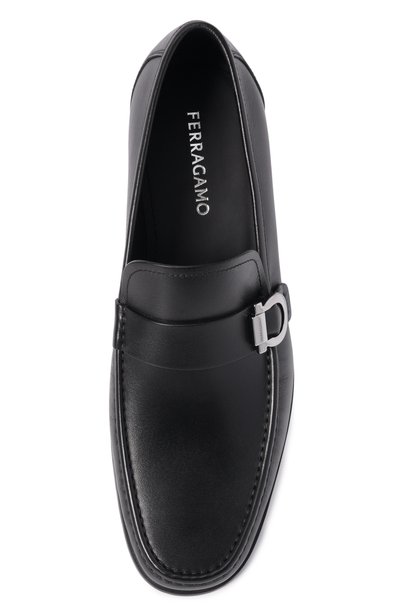 Кожаные лоферы FERRAGAMO, арт. 027963/775114_001, фото 5