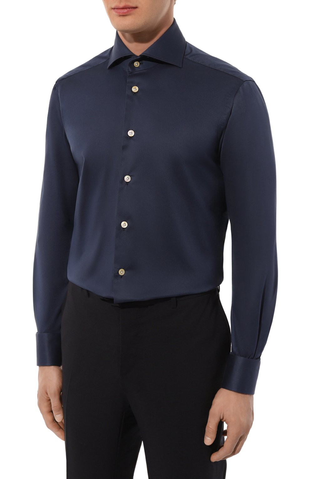 Хлопковая сорочка KITON, арт. UCCH08884, фото 4