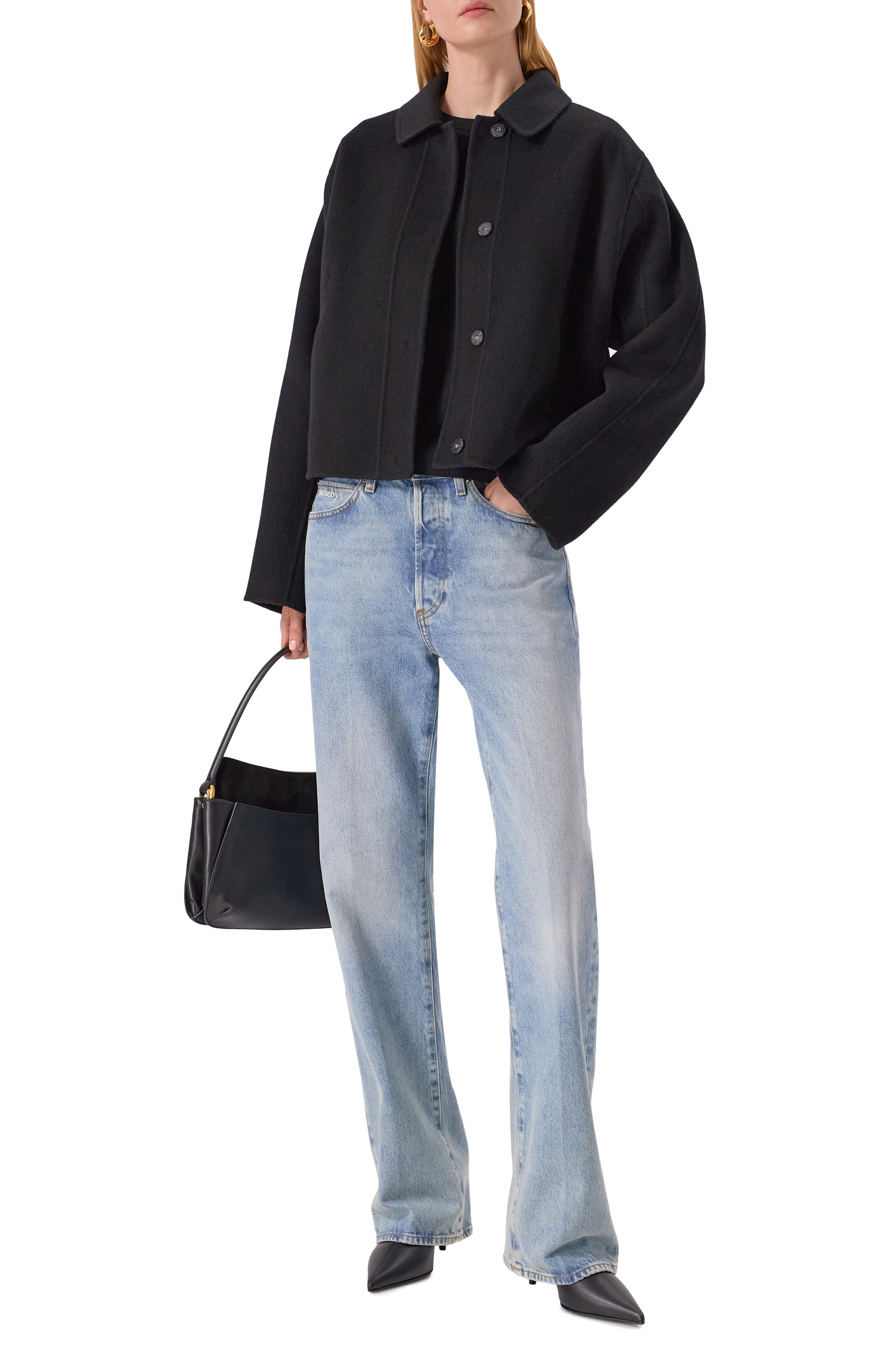 Шерстяное полупальто BOSS, арт. 50546091, фото 2