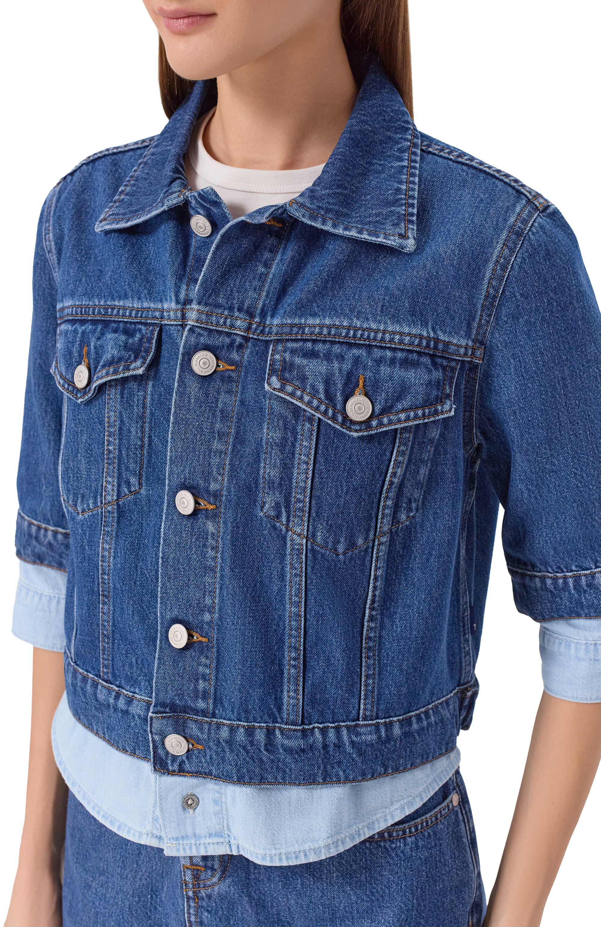 Джинсовая куртка trucker 7 FOR ALL MANKIND, арт. 7U7H0E52-3DM, фото 5