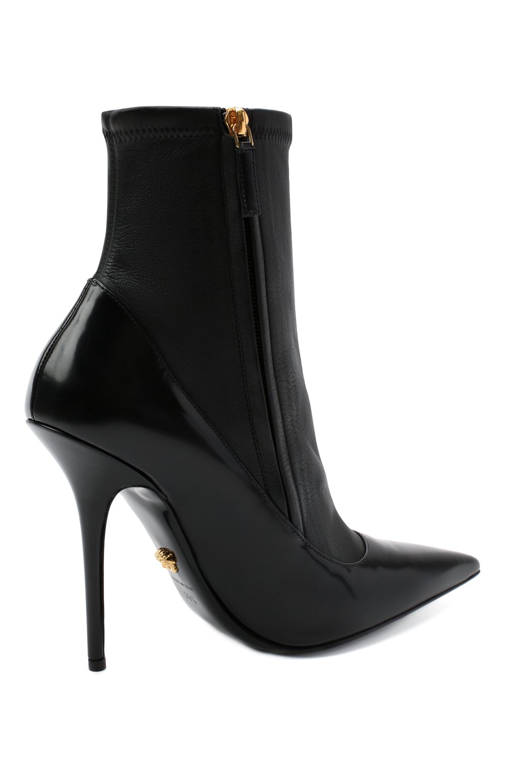 Кожаные ботильоны safety pin VERSACE, арт. DST415P/DNA28, фото 4