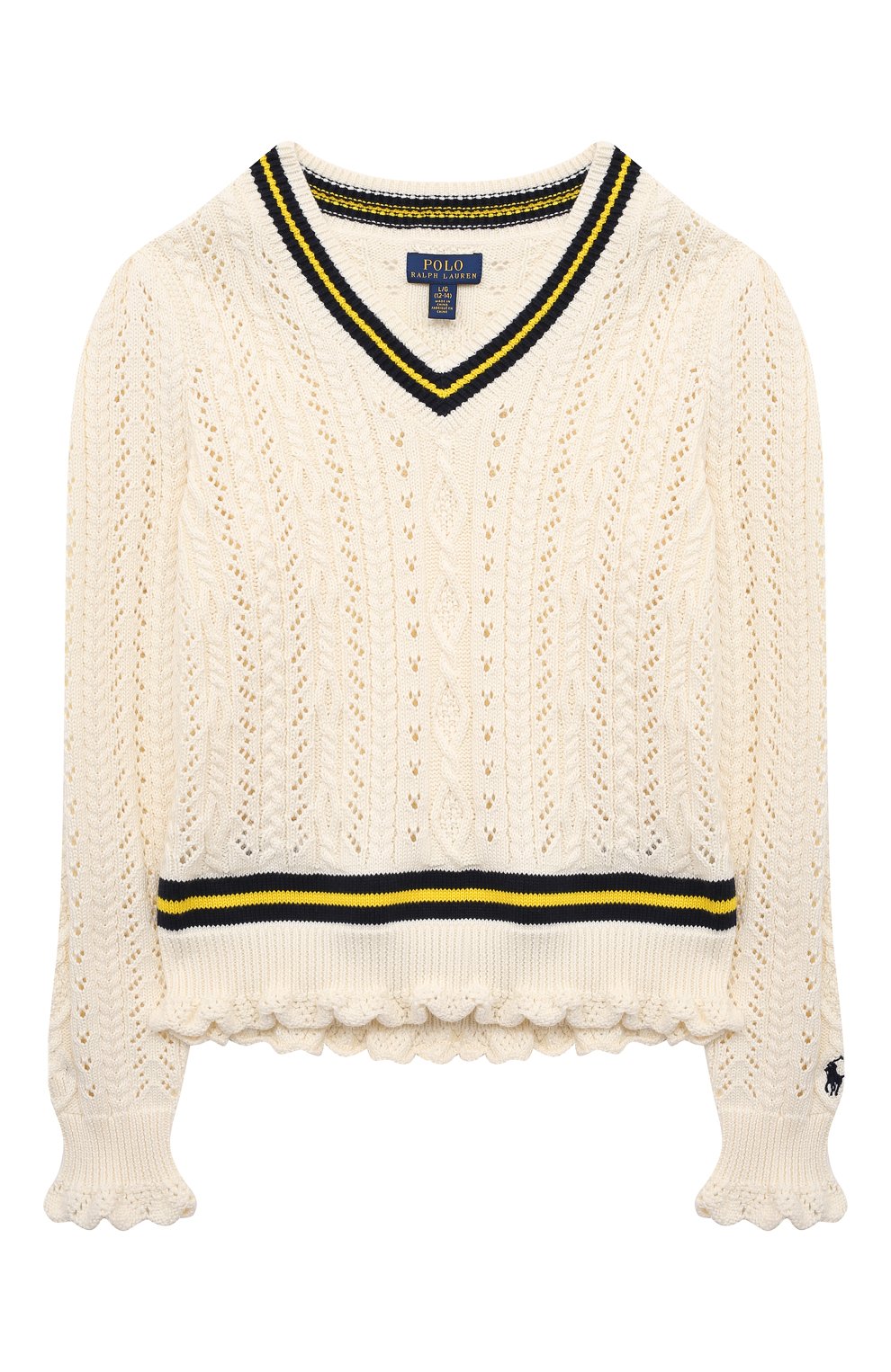 Хлопковый пуловер POLO RALPH LAUREN, арт. 313834982, фото 1