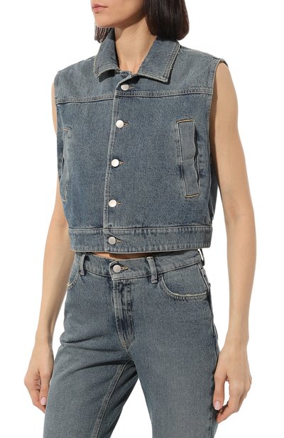 Джинсовый жилет ANDREA YA'AQOV, арт. 23WDEN52, фото 3