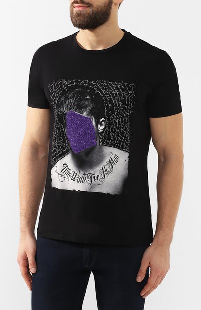 Хлопковая футболка JUST CAVALLI, арт. S01GC0536/N20663, фото 3