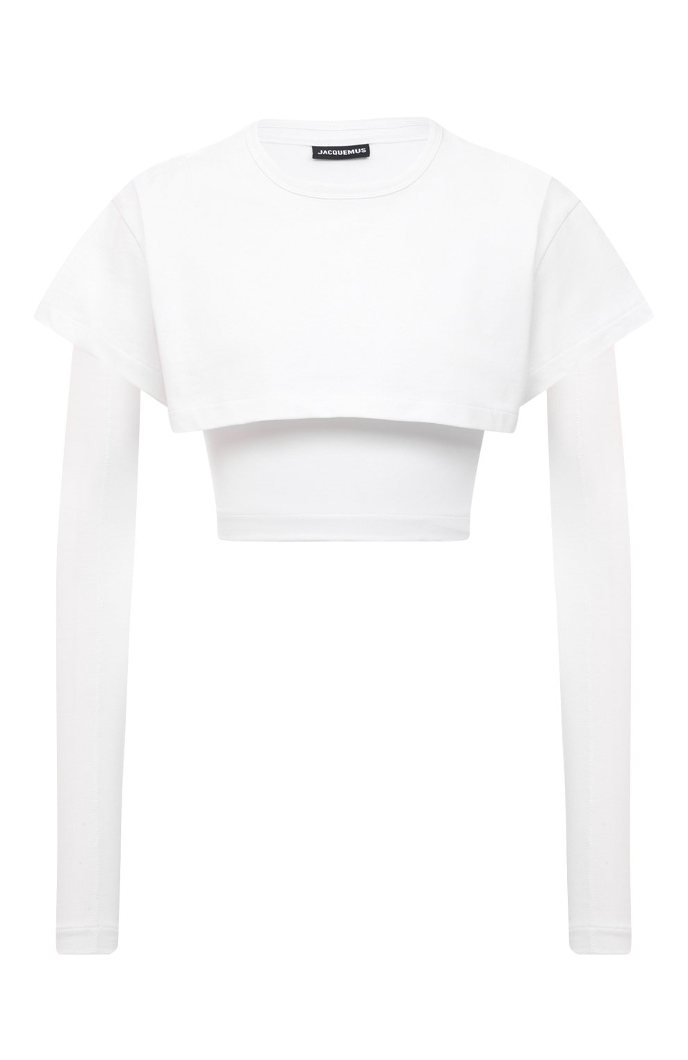 Топ JACQUEMUS белого цвета по цене 24950 руб., арт. 213JS100-2450, фото 1 Топ JACQUEMUS, арт. 213JS100-2450, фото 1
