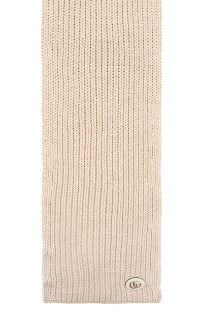 Шерстяной шарф GUCCI, арт. 809176/3GAAB, фото 4