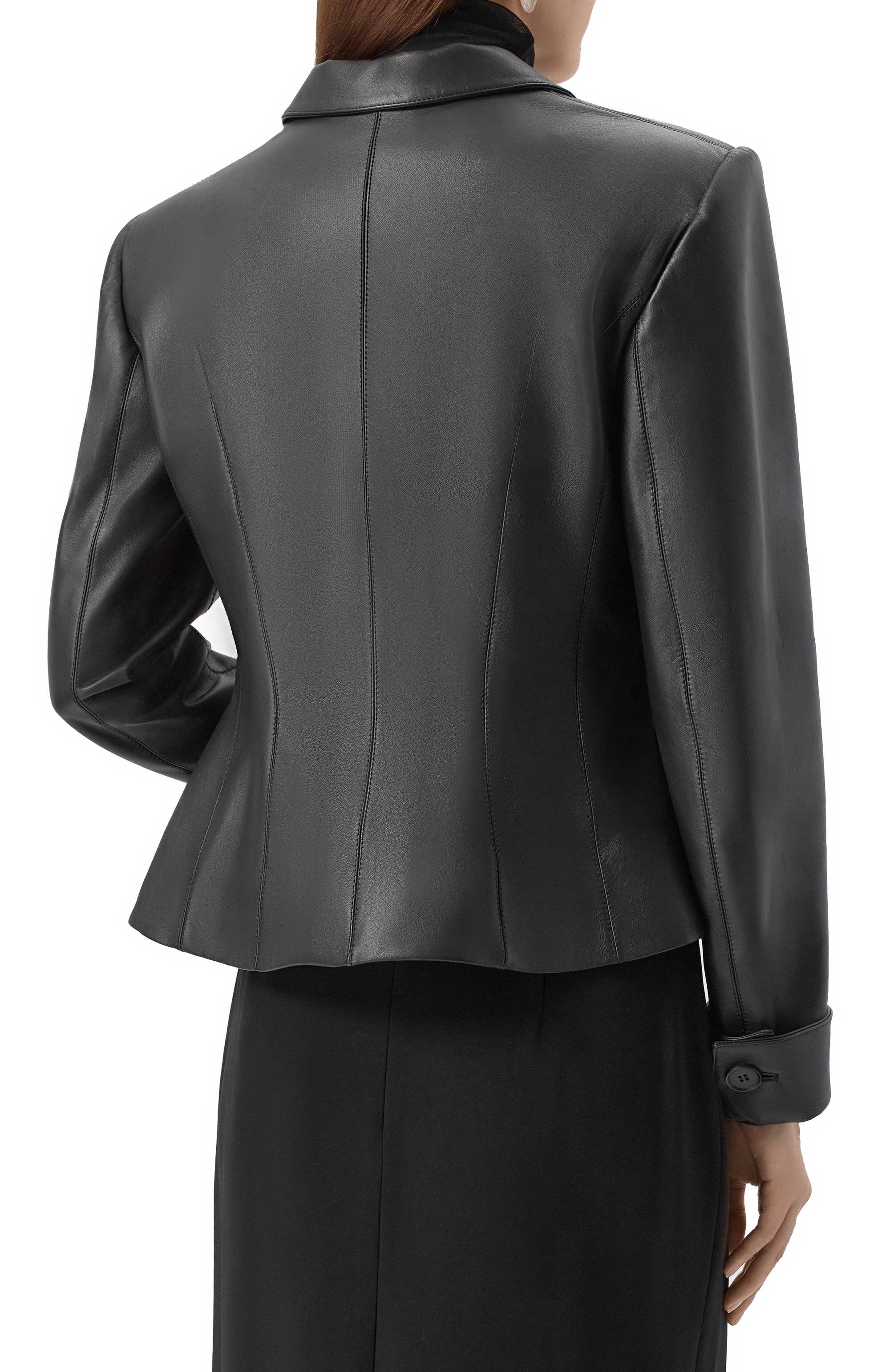 Кожаный жакет YANINA, арт. Т-2987, фото 4