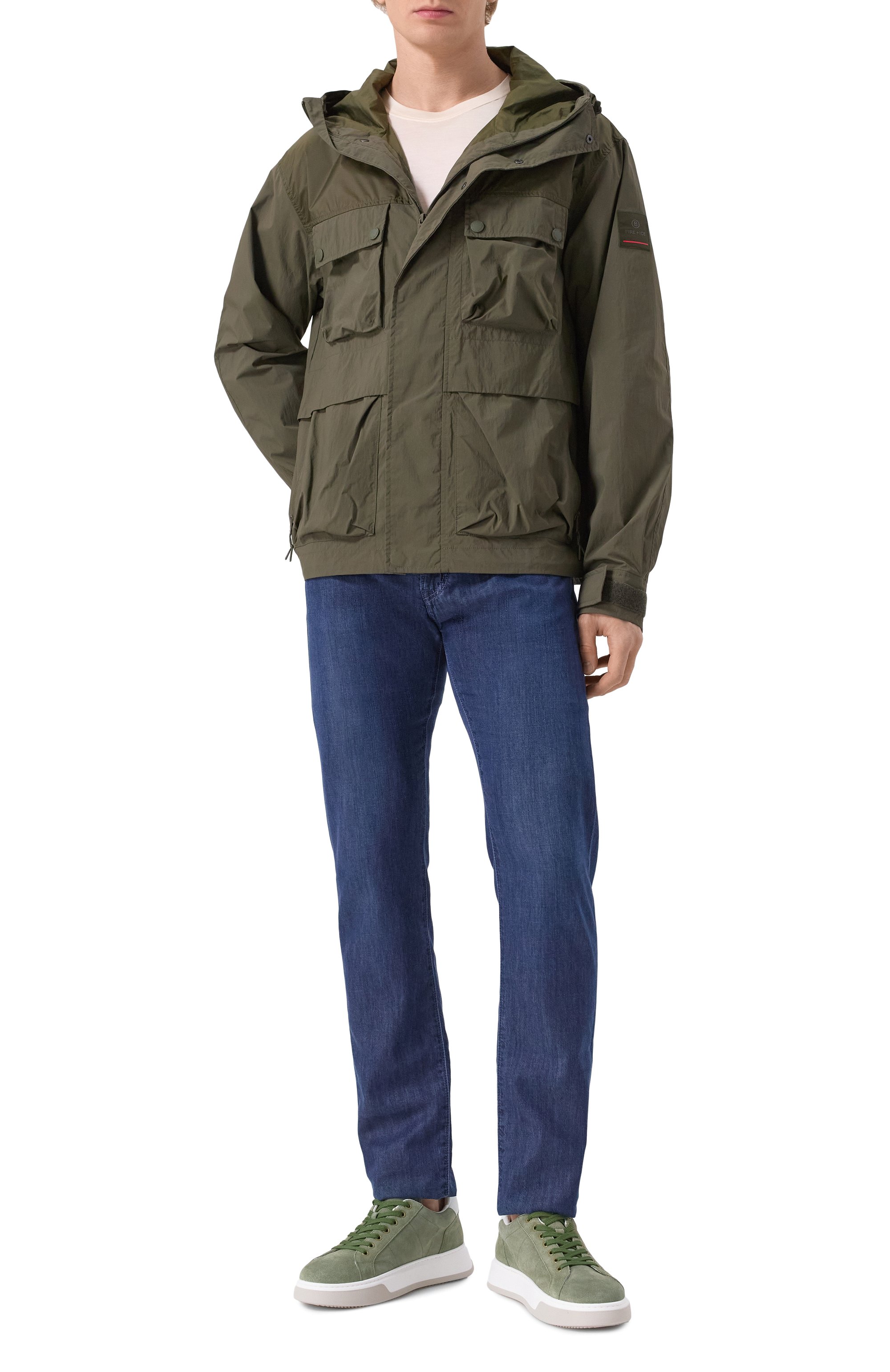 Замшевые кеды milan BOGNER хаки цвета по цене 36200 руб., арт. MILAN 9 A, фото 2 Замшевые кеды milan BOGNER, арт. MILAN 9 A, фото 2