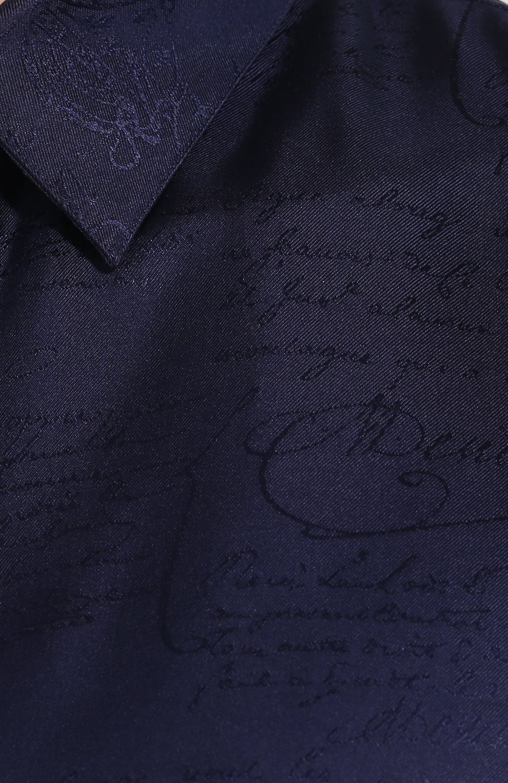 Шелковая рубашка BERLUTI, арт. R17HTL52-007, фото 5
