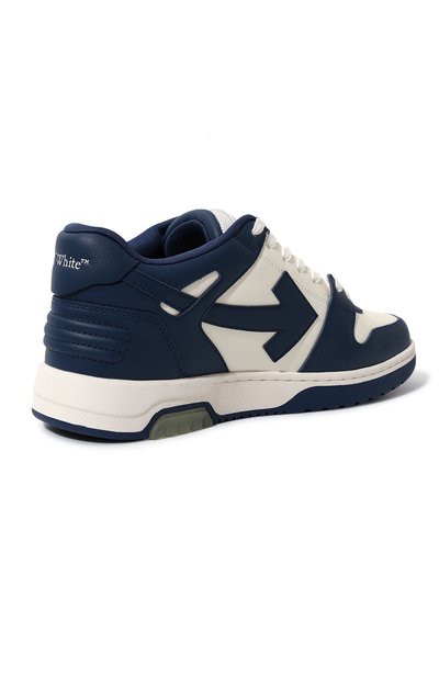 Кожаные кеды out of office OFF-WHITE, арт. 0MIA189C99LEA007, фото 5