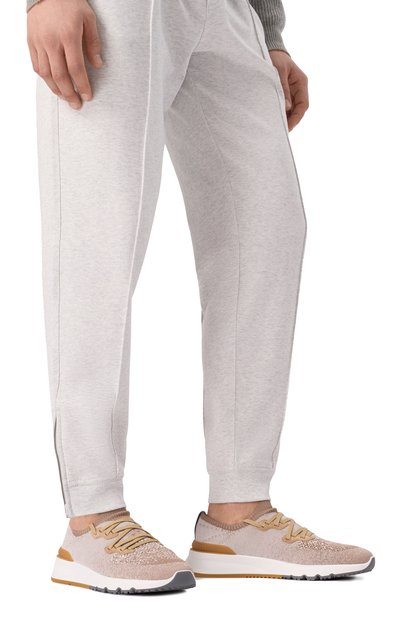 Текстильные кроссовки BRUNELLO CUCINELLI, арт. MZUKIS0250, фото 3