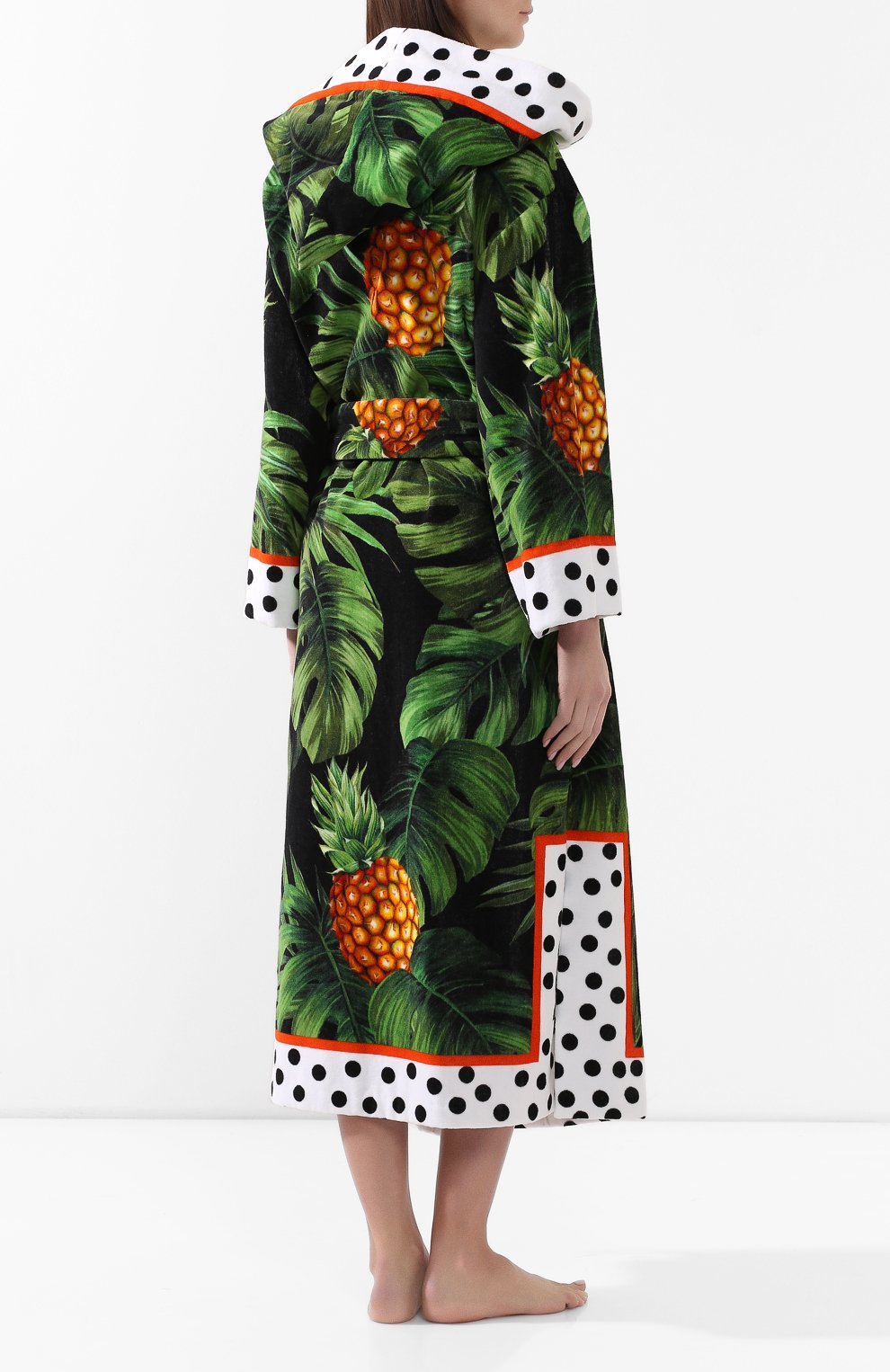 Хлопковый халат DOLCE & GABBANA, арт. 00A03J/FP6NA, фото 4