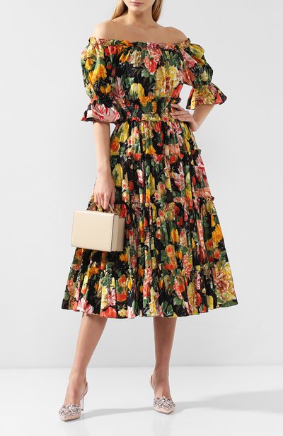 Хлопковое платье DOLCE & GABBANA, арт. F6D3TT/HS5CW, фото 2