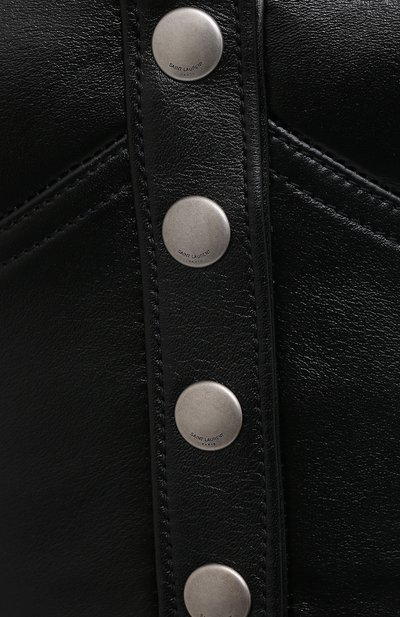 Кожаный топ SAINT LAURENT, арт. 639628/YCDI2, фото 5