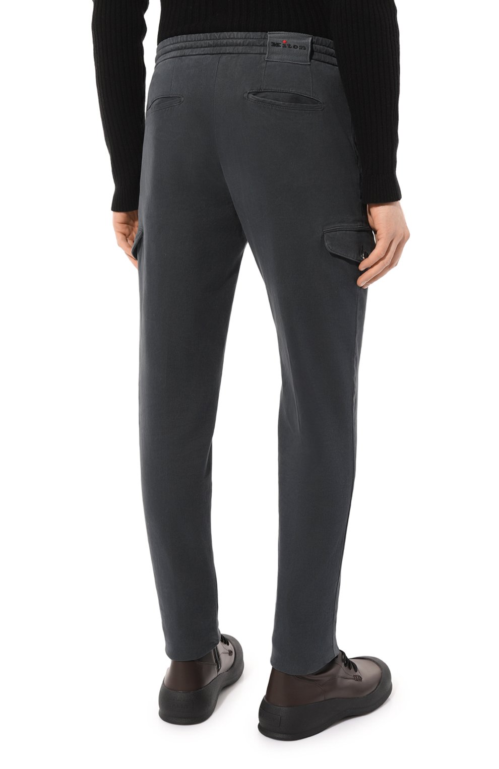 Хлопковые брюки-карго KITON, арт. UPLACTJ0200C, фото 4