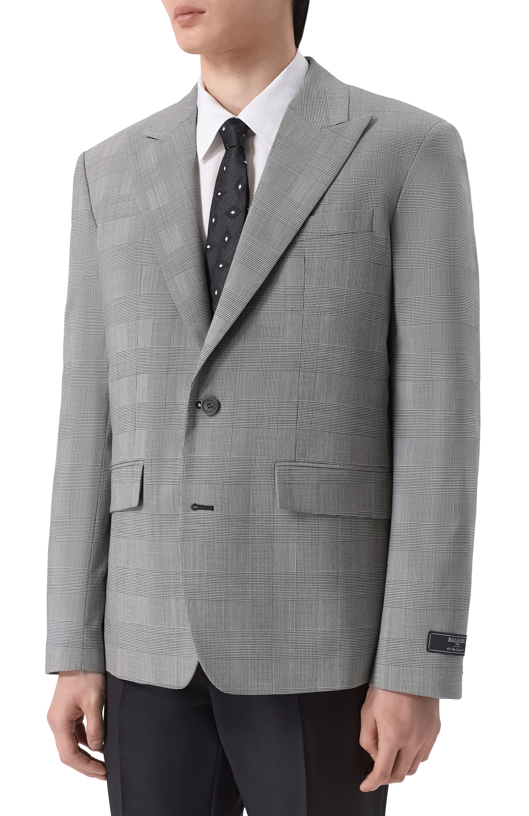 Шерстяной пиджак BALMAIN, арт. GH1SI880/WD37, фото 3
