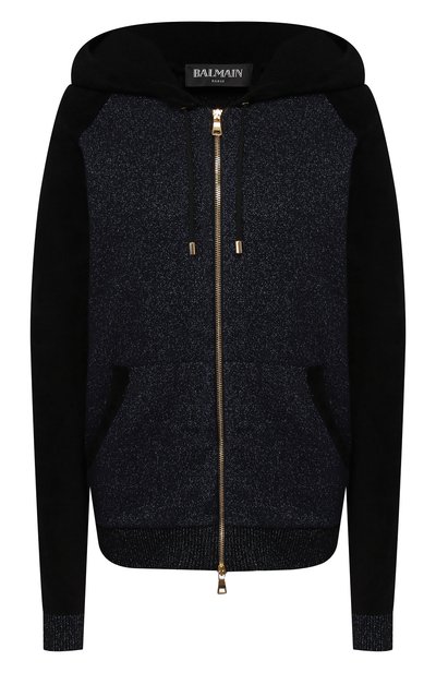Женский толстовка из смеси кашемира и вискозы BALMAIN, арт. SF13796/K473