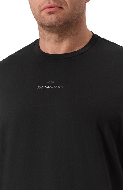 Хлопковая футболка PAUL&SHARK, арт. 26411040, фото 5