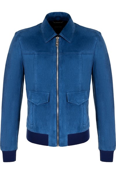 Замшевый бомбер на молнии  DOLCE & GABBANA, арт. G9KG5L/FULWF, фото 1