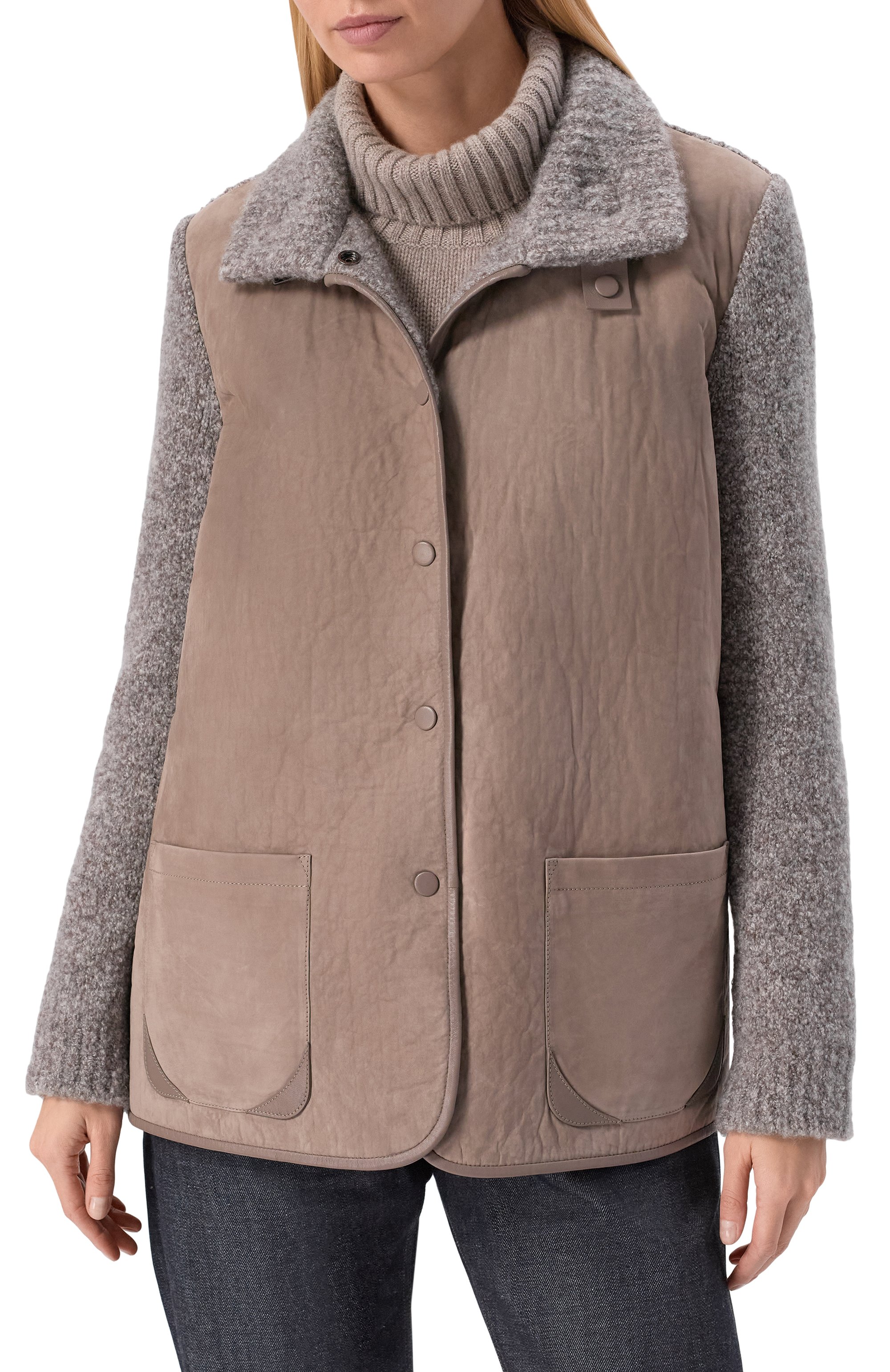 Комбинированная куртка GIORGIO ARMANI, арт. GW002045/AF19597, фото 3