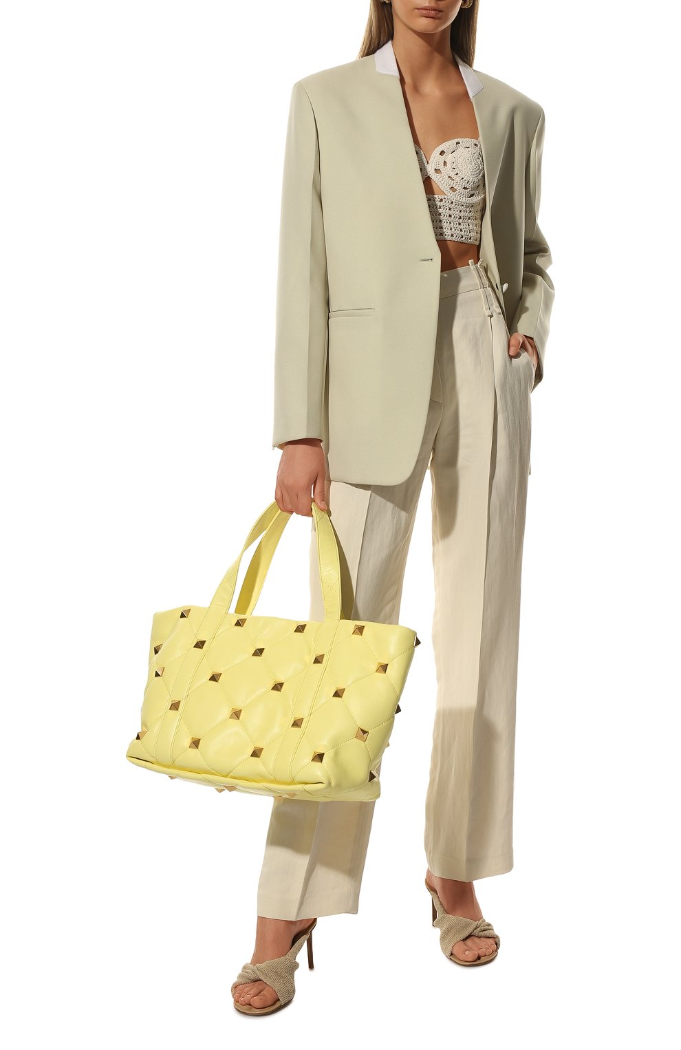 Сумка-тоут roman stud VALENTINO, арт. VW0B0I91/BSF, фото 3