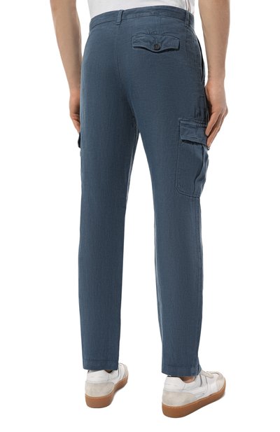 Льняные брюки-карго 120% LINO, арт. 31ALIM29DX/000D943/000, фото 4