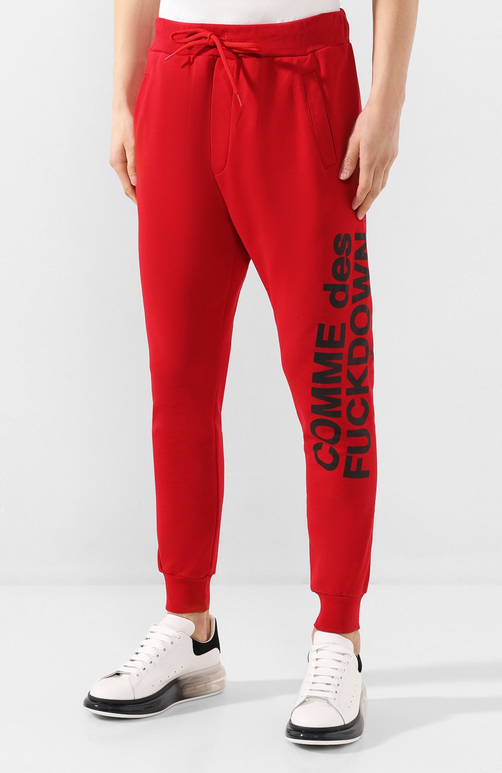 Хлопковые джоггеры COMME DES FUCKDOWN, арт. CDFU708P, фото 3