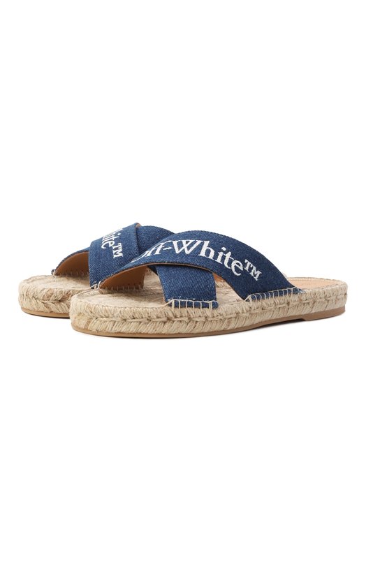 Шлепанцы Criss Cross Off-White 0WIB016S25DEN001 Синий 0WIB016S25DEN001